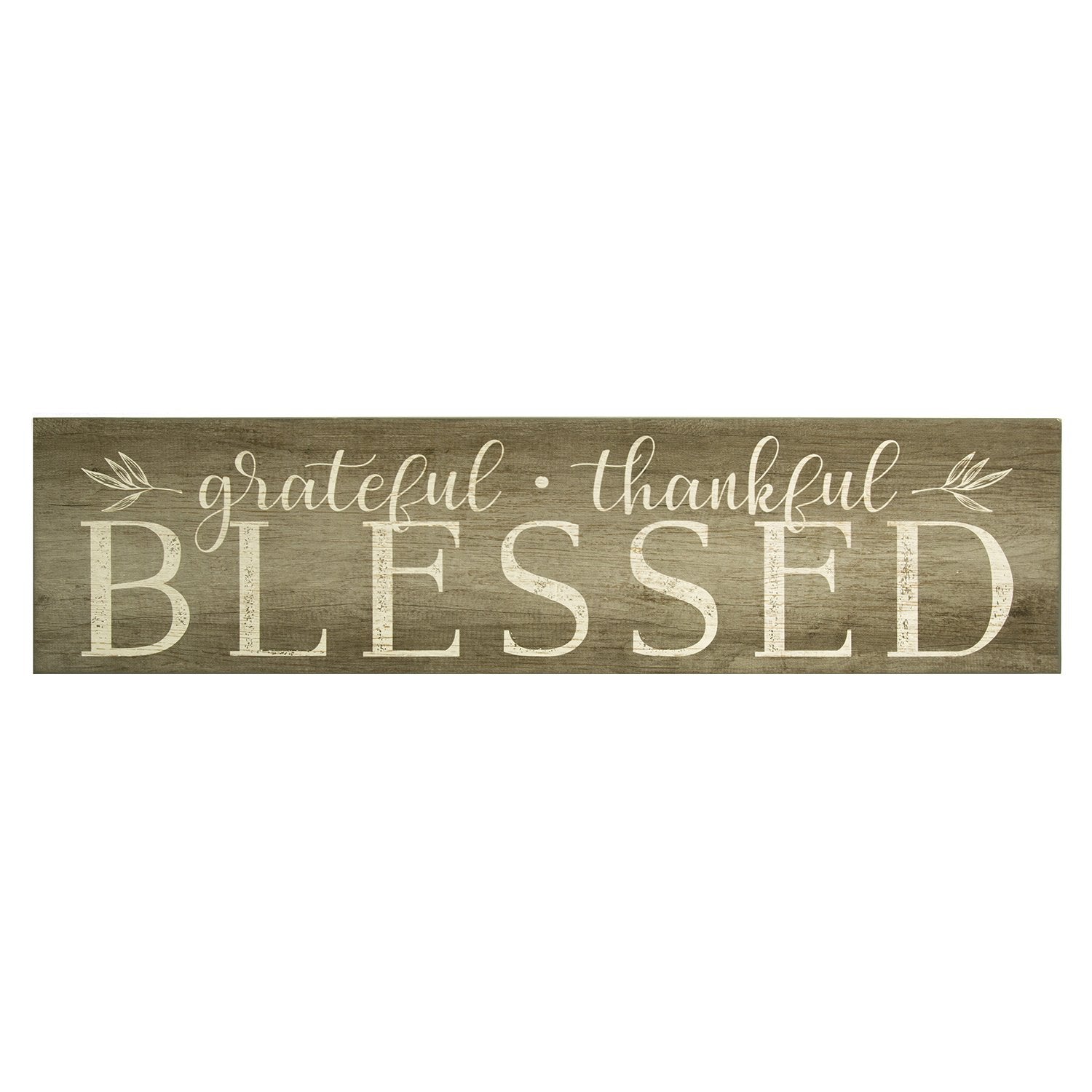 Grateful  Thankful  Blessed Wooden Wall Decor