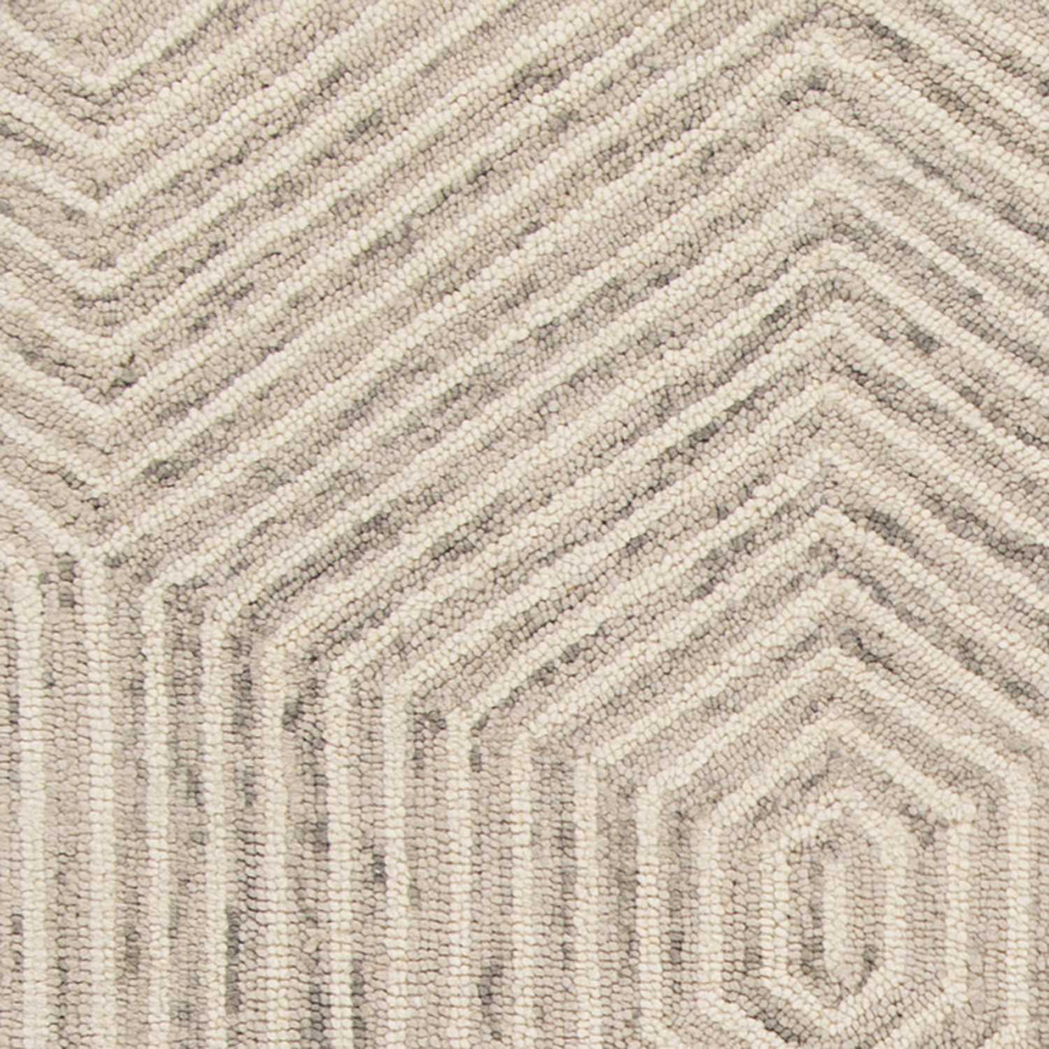 8' X 10'  Wool Ivory  Area Rug