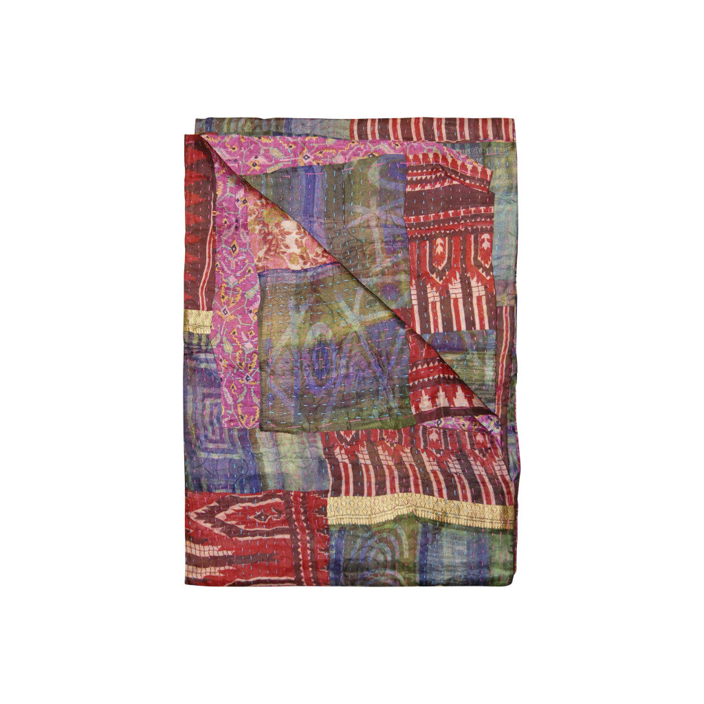 50" X 70" Silk Multicolor Throws