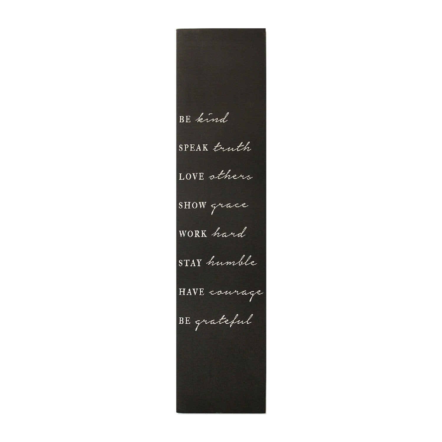 Matte Black Be Kind Wall Decor