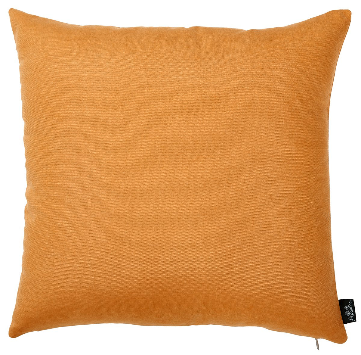 Set Of Four 18" Orange And White Pumpkin Spice Throw Pillow Covers