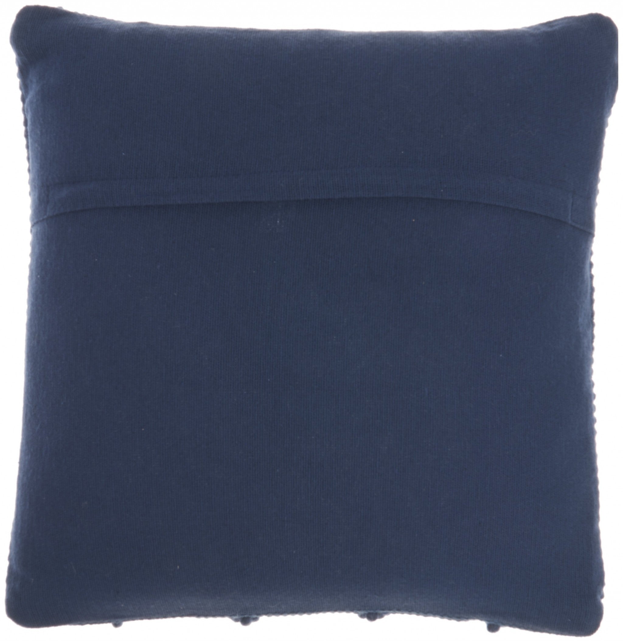 Dark Blue Chevron Detail Throw Pillow