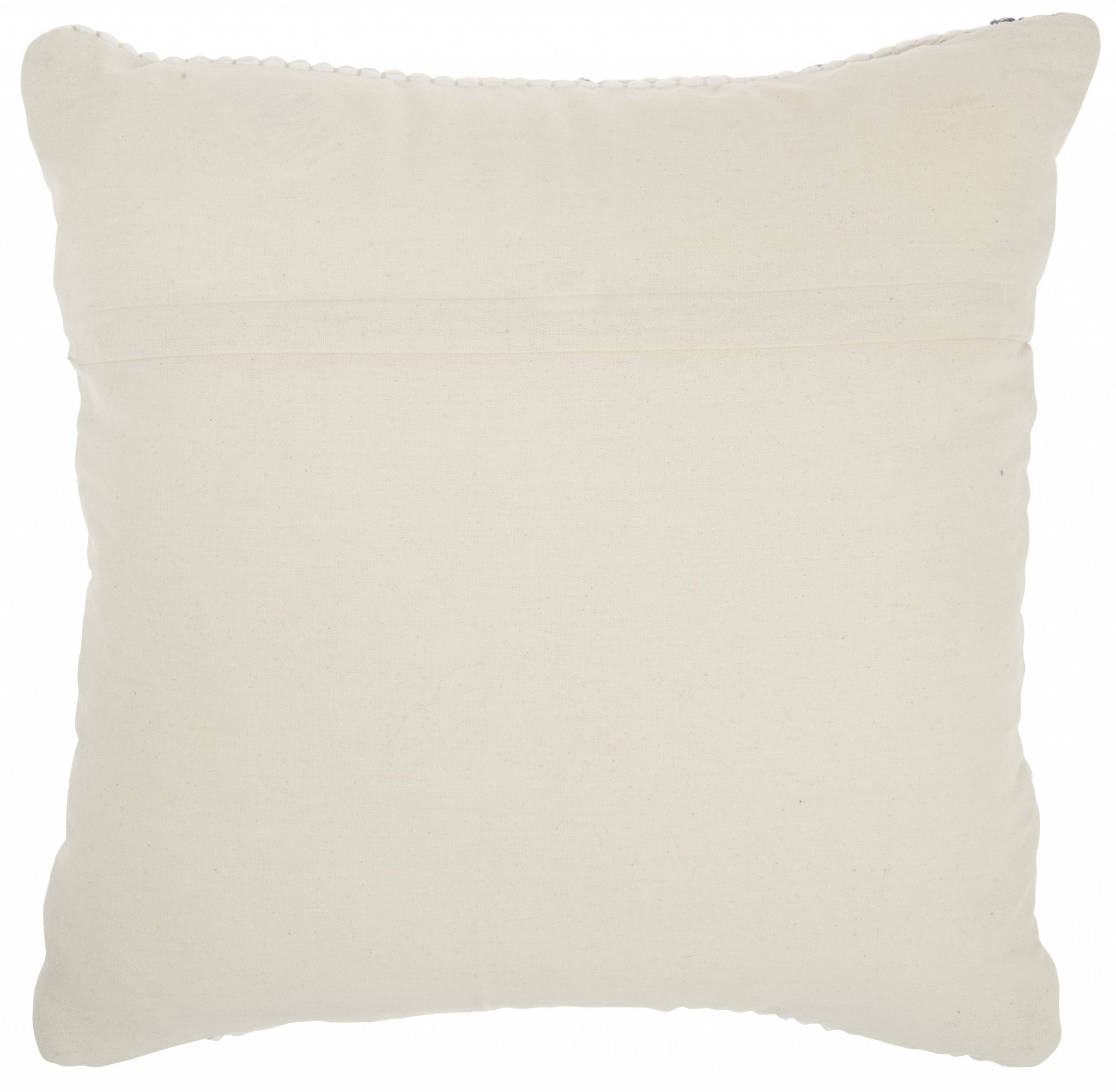 White And Denim Knubby Arrow Throw Pillow