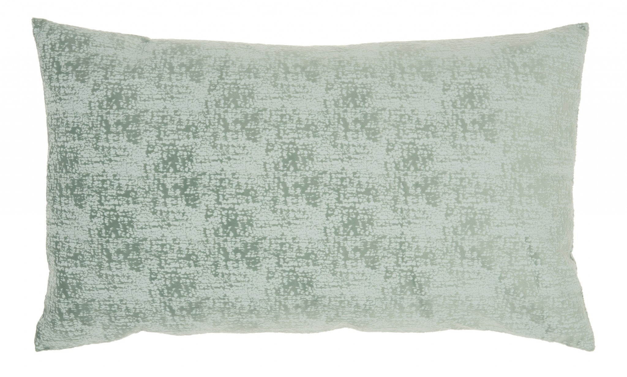 14" x 25" Pale Green Distressed Gradient Lumbar Pillow