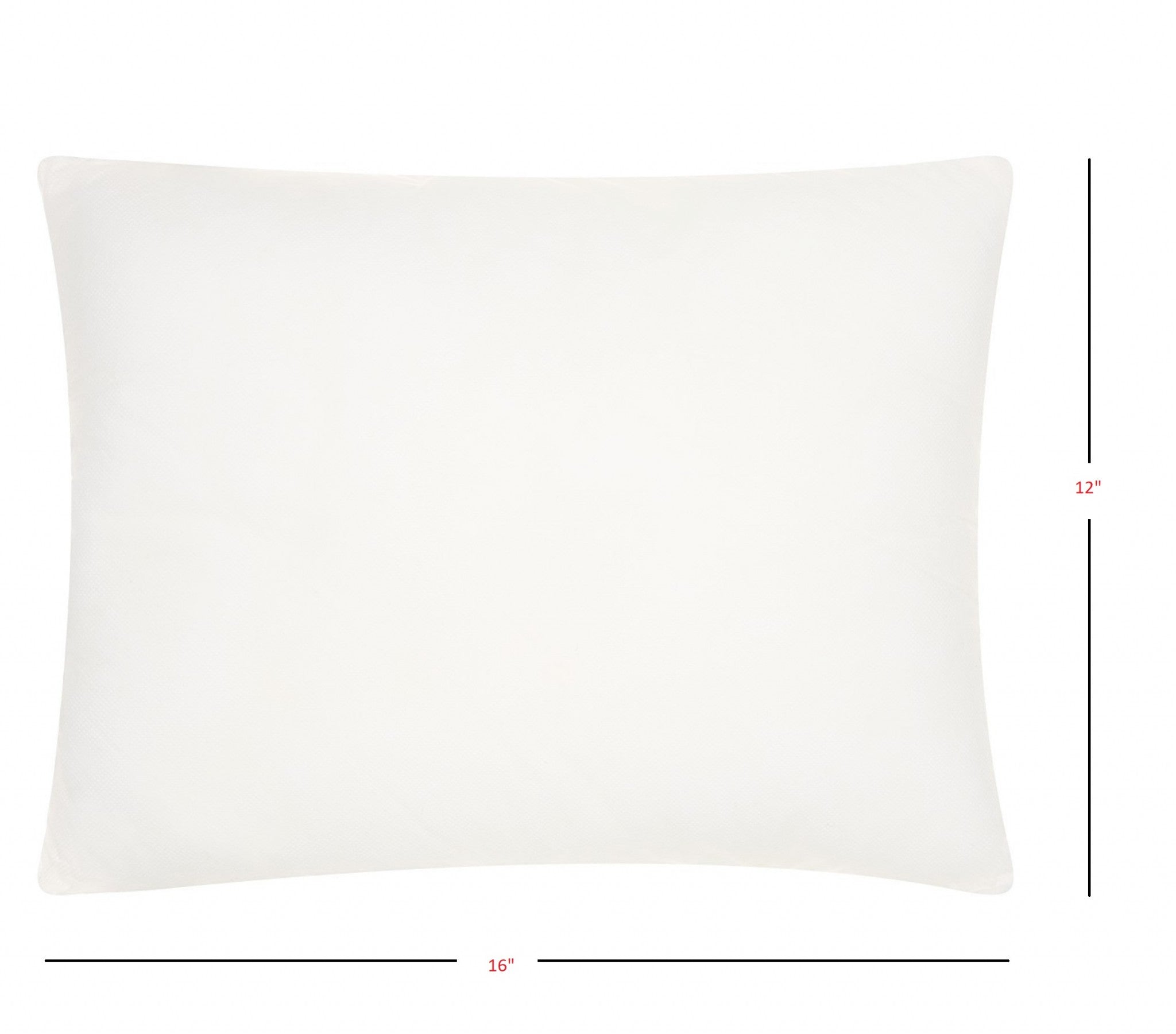 12" X 16" Choice White Lumbar Pillow Insert