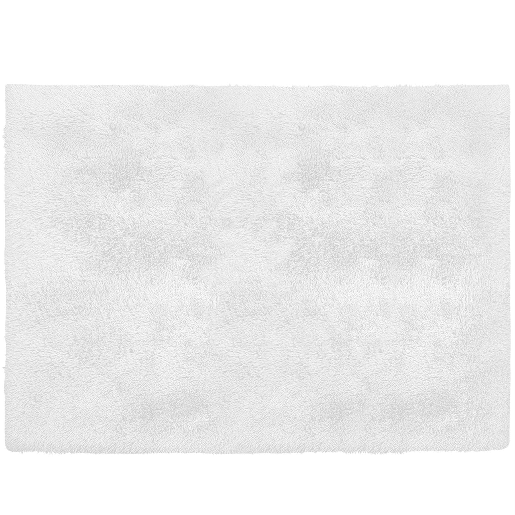 5' X 7' White Dhurrie Area Rug