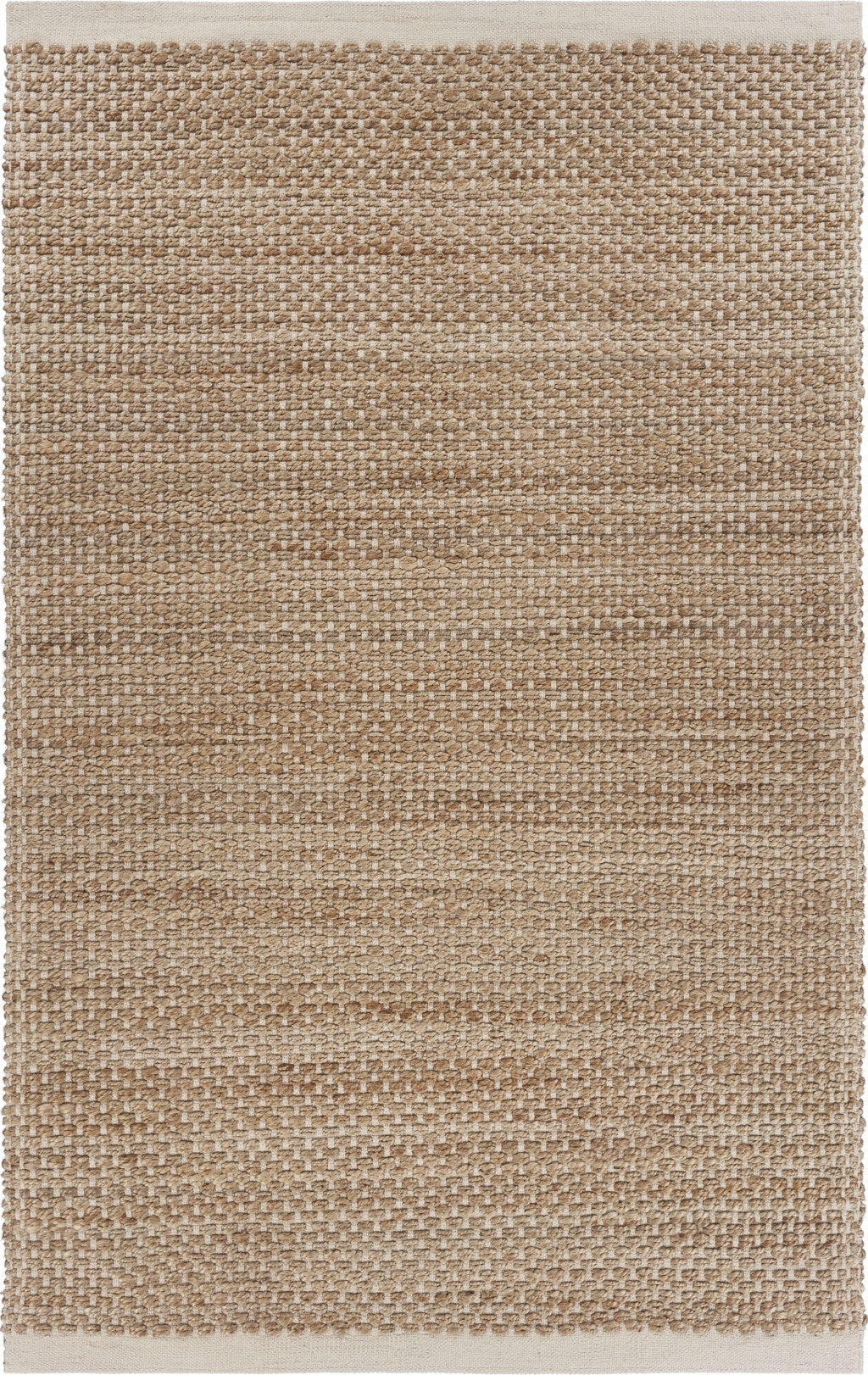 8' X 10' Tan Hand Loomed Area Rug