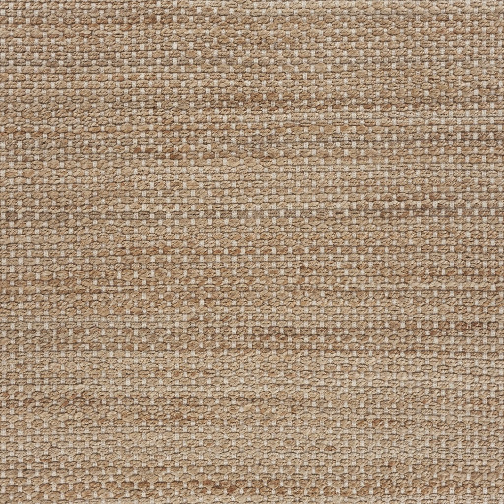 8' X 10' Tan Hand Loomed Area Rug