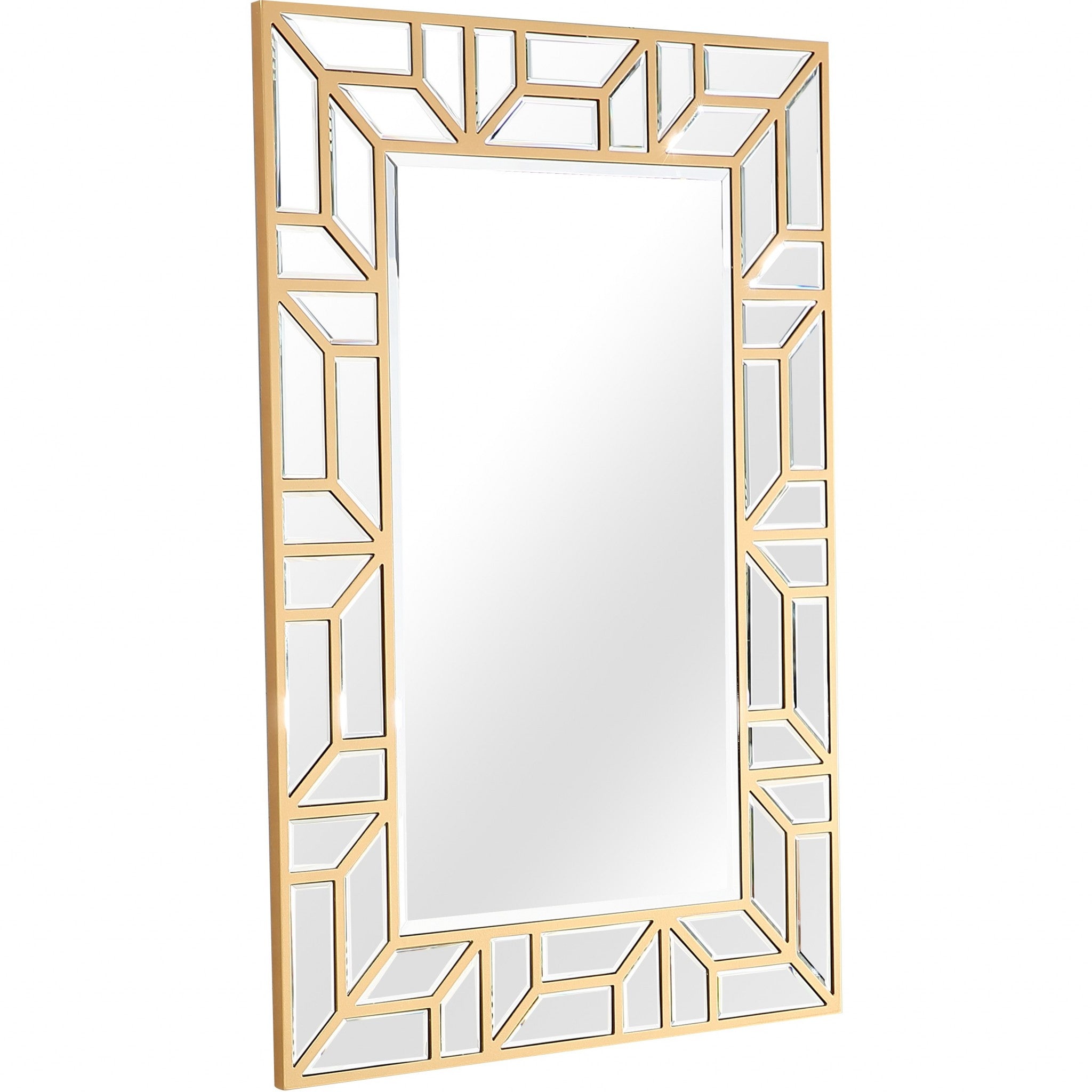 45" Gold Framed Accent Mirror