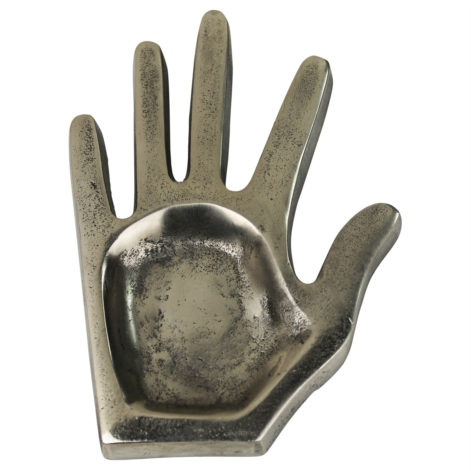 Silver Hand Shaped Tray