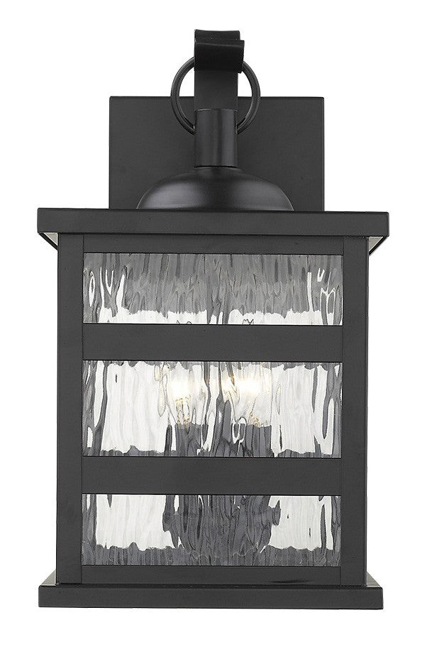 Morris 3-Light Matte Black Wall Light