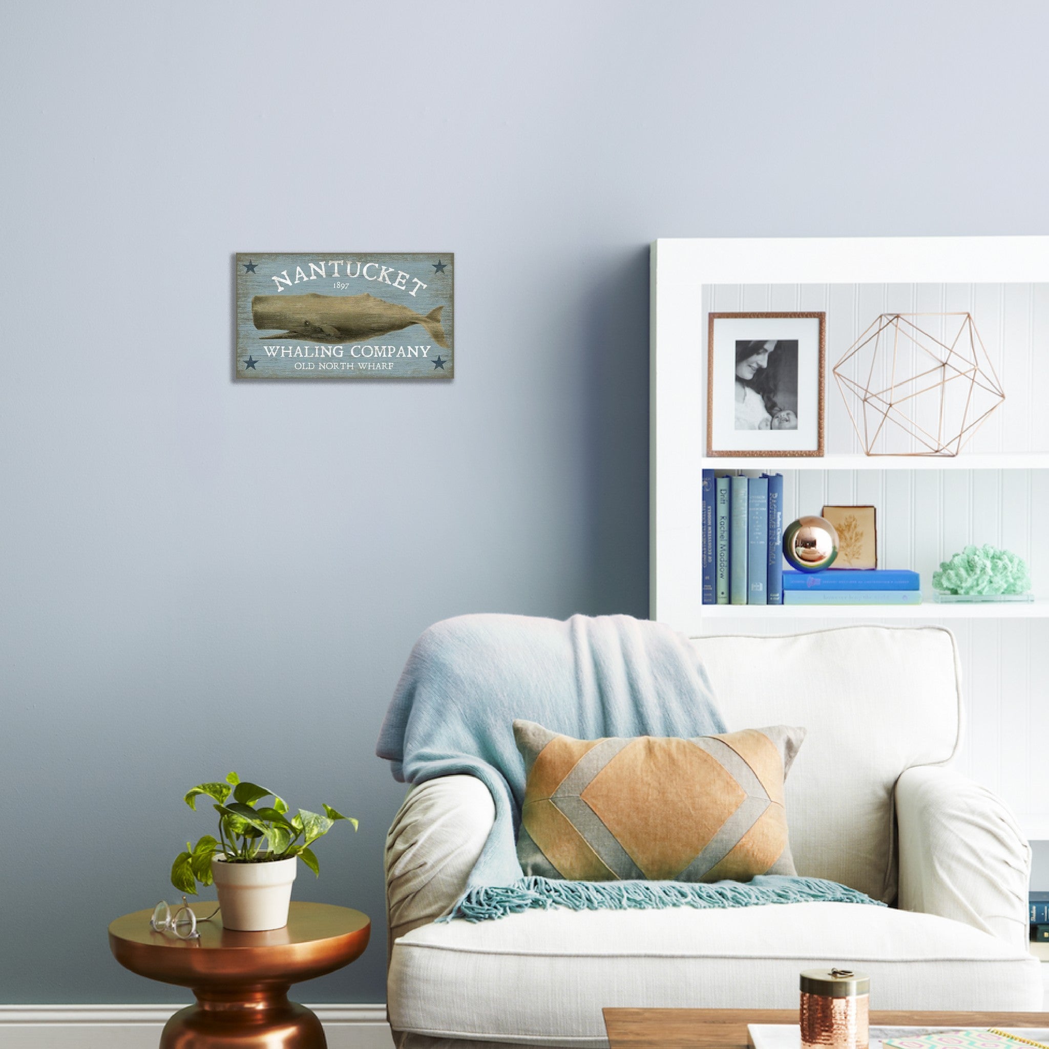 c1897 Grey Whale Wall Decor