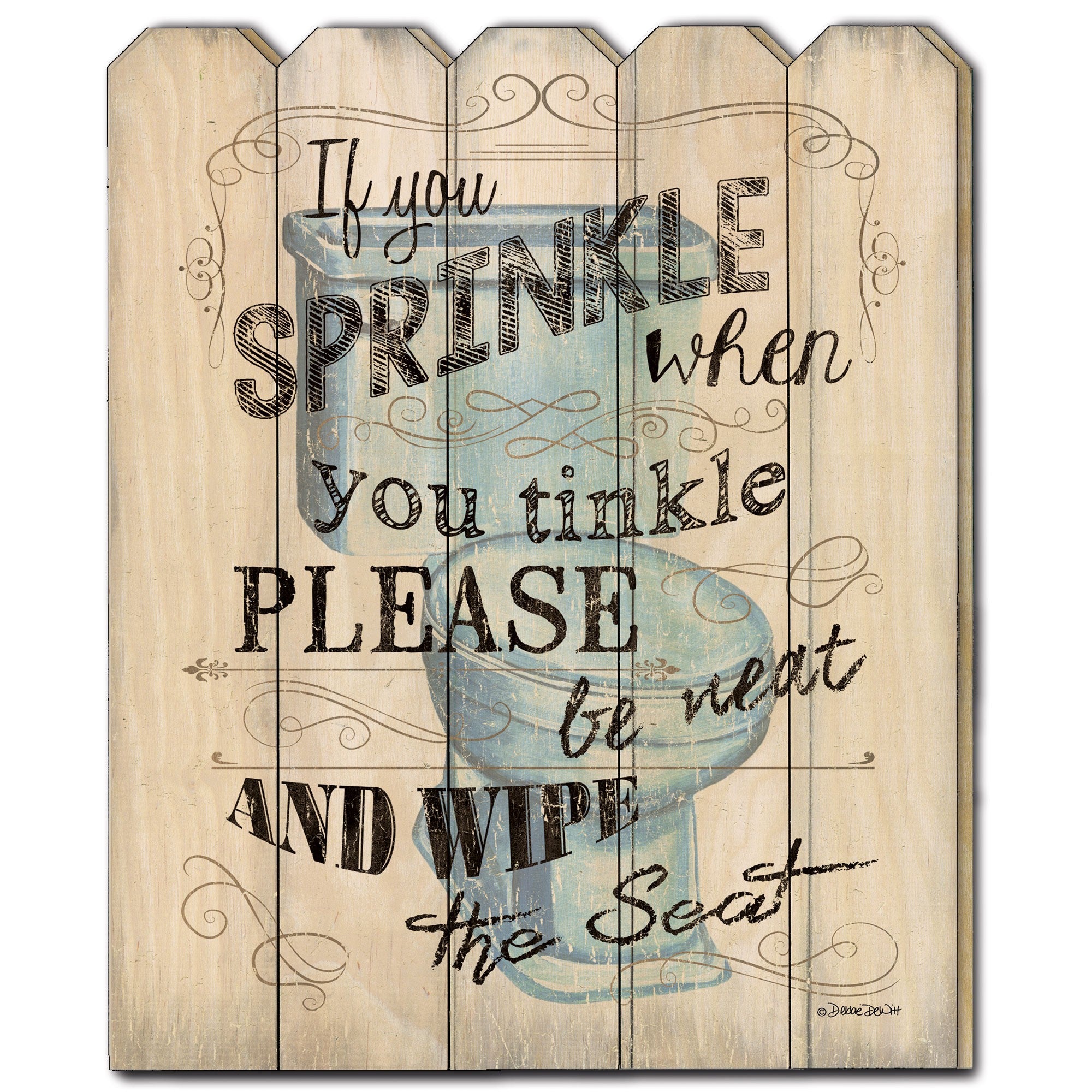 If You Sprinkle Unframed Print Bathroom Wall Art