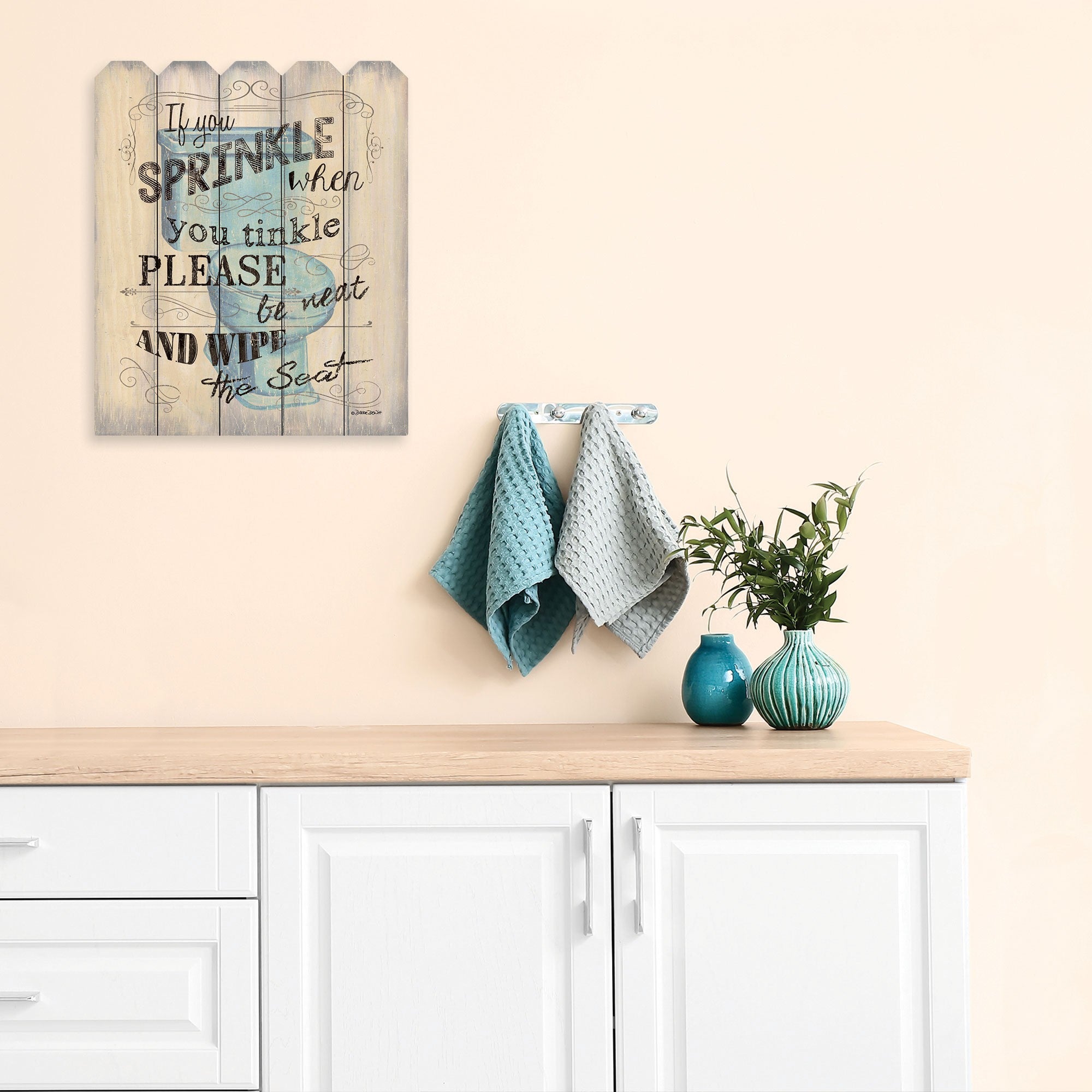 If You Sprinkle Unframed Print Bathroom Wall Art