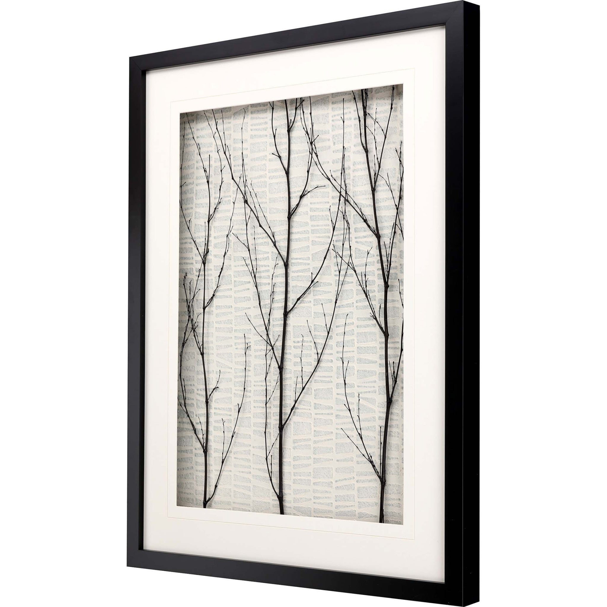 Silent Tree Framed Art Black Picture Frame Print Wall Art