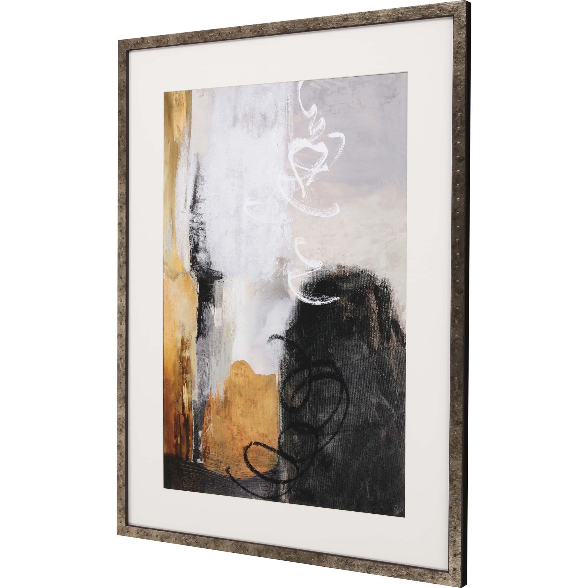 Oxidize - Express Framed Art Brown Picture Frame Print Wall Art