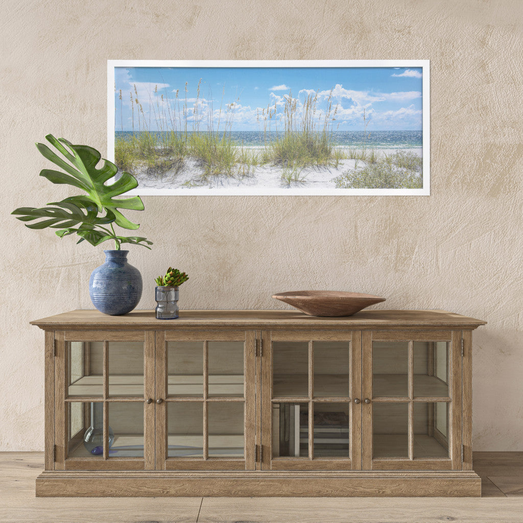 Sand Dunes White Picture Frame Photograph Wall Art