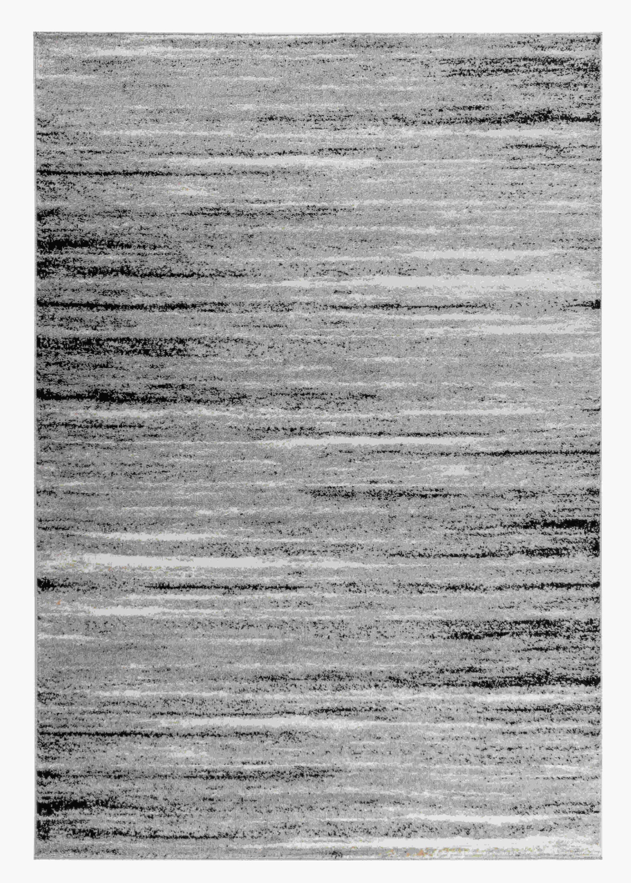 8' X 11' Grey Abstract Area Rug