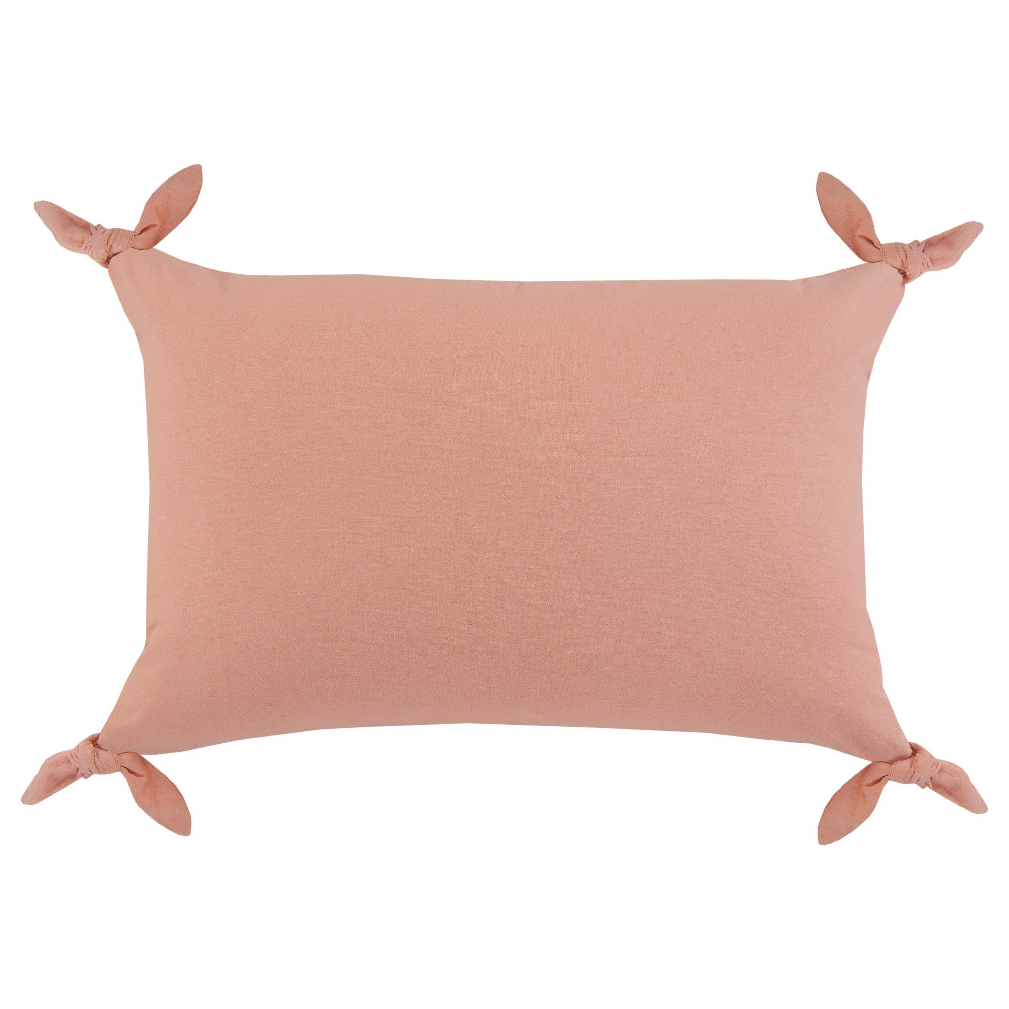 20" X 20" Burnt Orange 100% Cotton Zippered Pillow