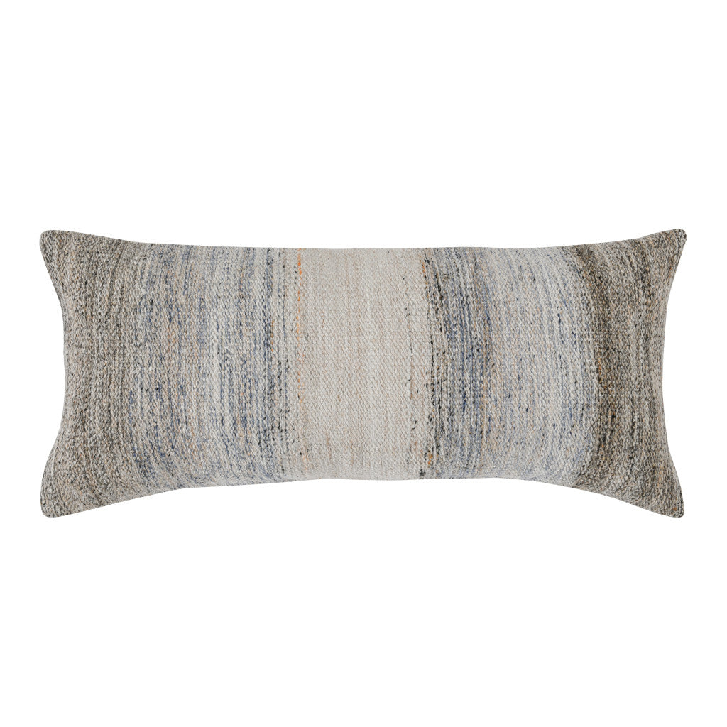 16" X 36" Taupe Down Blend Throw Pillow