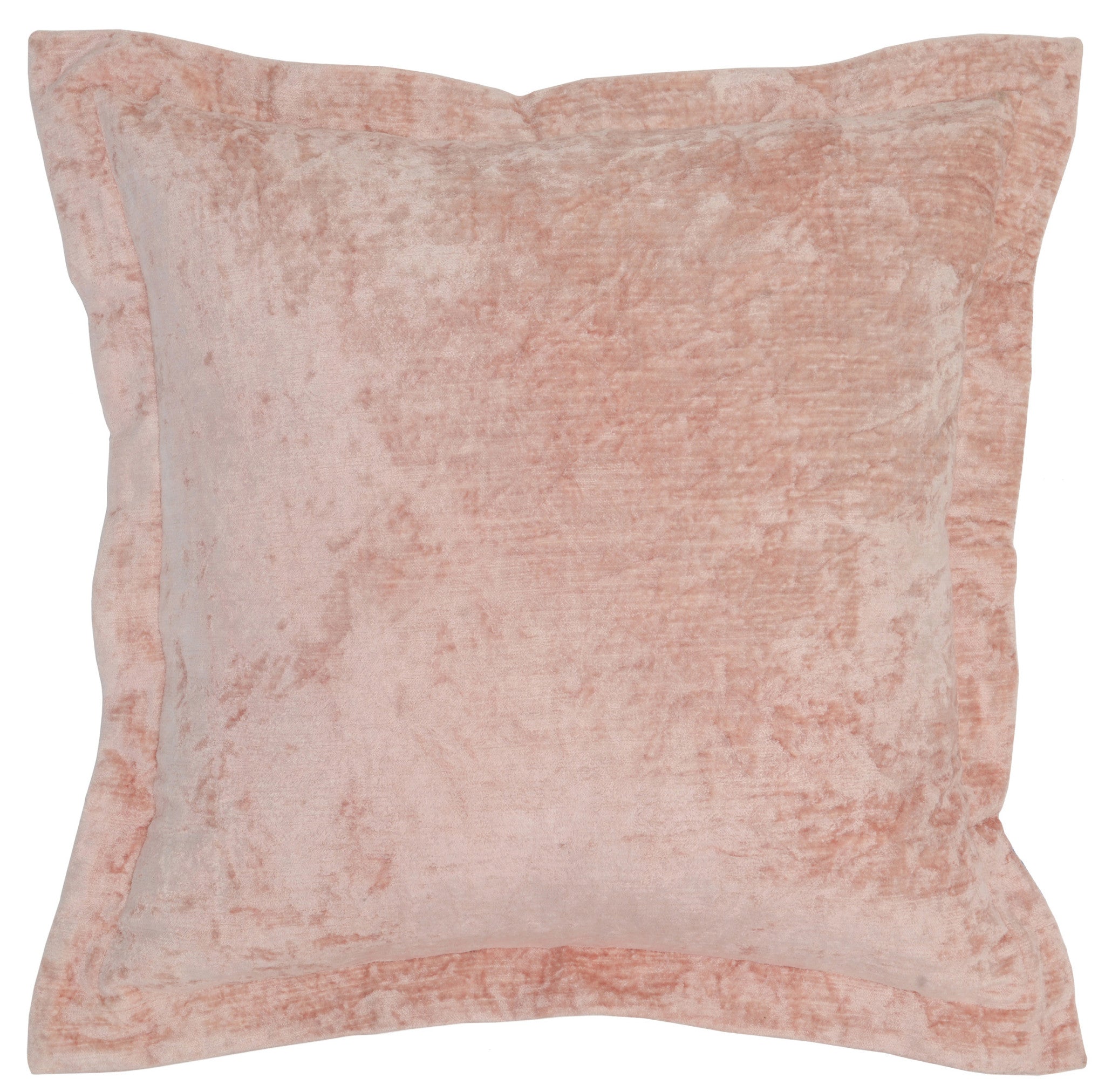 22" Pink Velvet Down Blend Throw Pillow