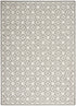 5' x 7' Gray and Ivory Geometric Hand Tufted Area Rug