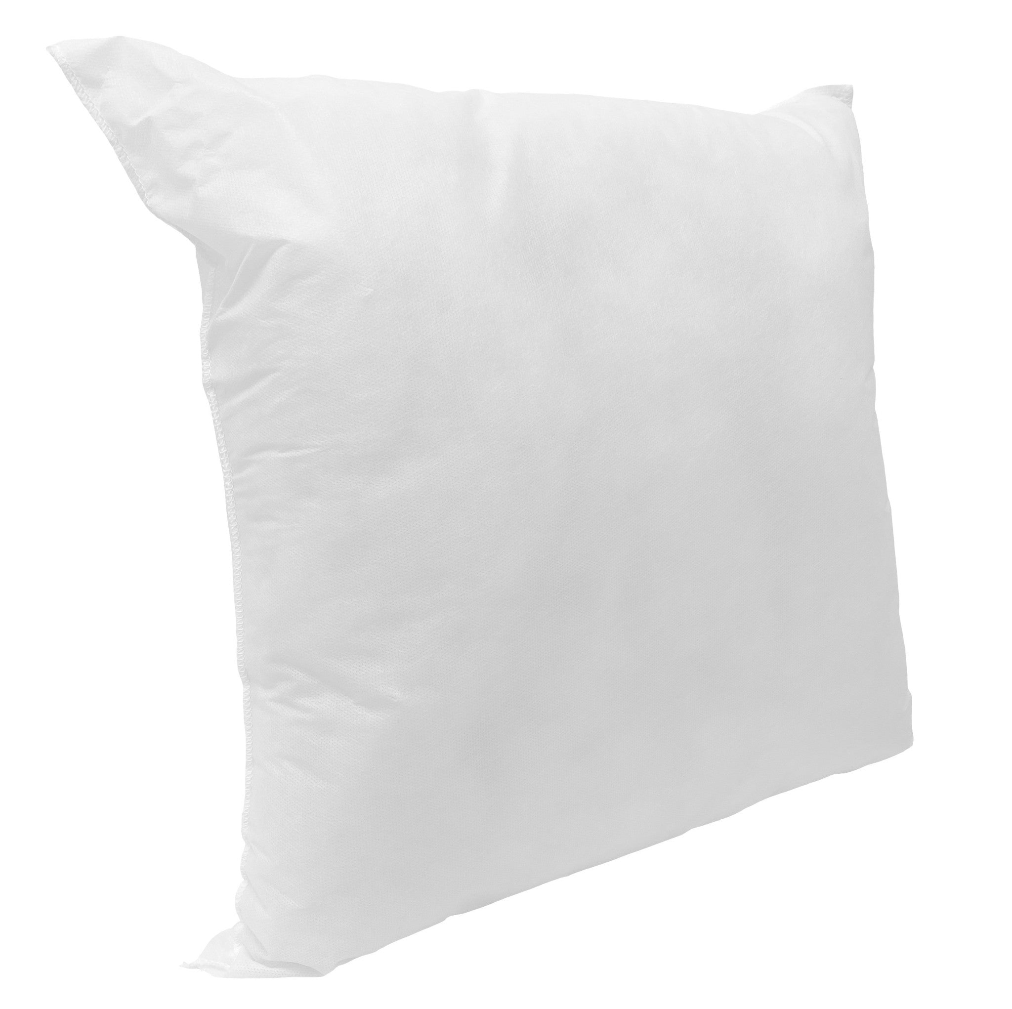 26" X 26" White Polyester Blown Seam Down Pillow Insert