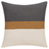 24" X 24" Brown Cotton Zippered Pillow