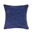 20" X 20" Blue Chenille Zippered Pillow