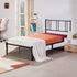 Twin Bed Frame No Box Spring Needed, Sturdy Metal Frame Noise Free, Easy to Assemble