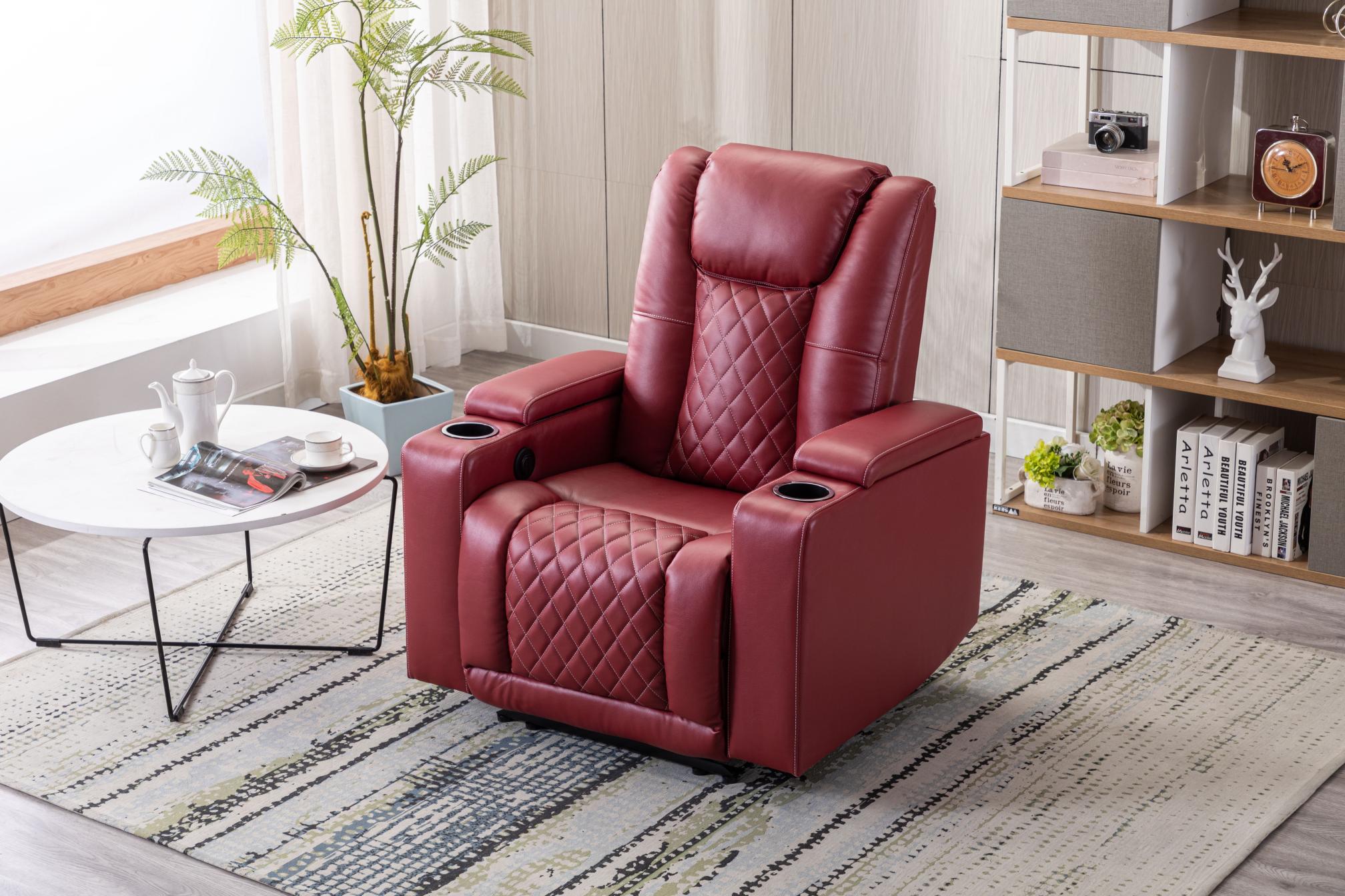 PU Leather Electric Power Recliner Chair