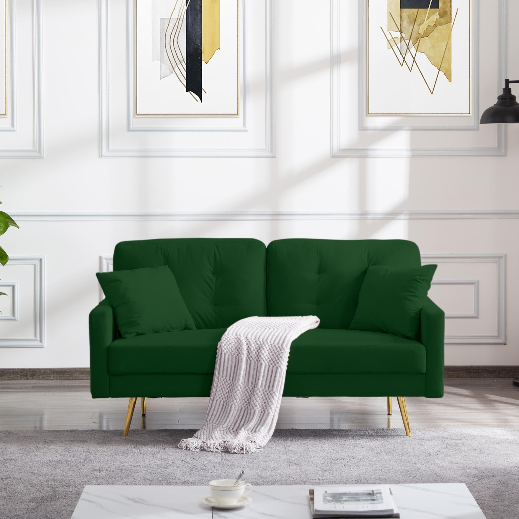 61” Modern Loveseat Couch