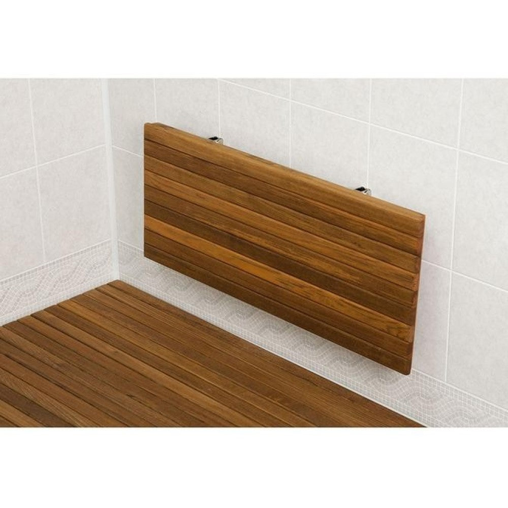 30" Grand Resort Wall Mount Teak Shower Bench