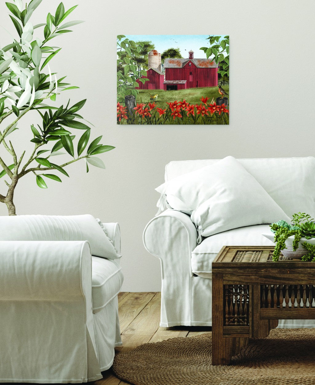 Summer Days 2 Wrapped Canvas Print Wall Art