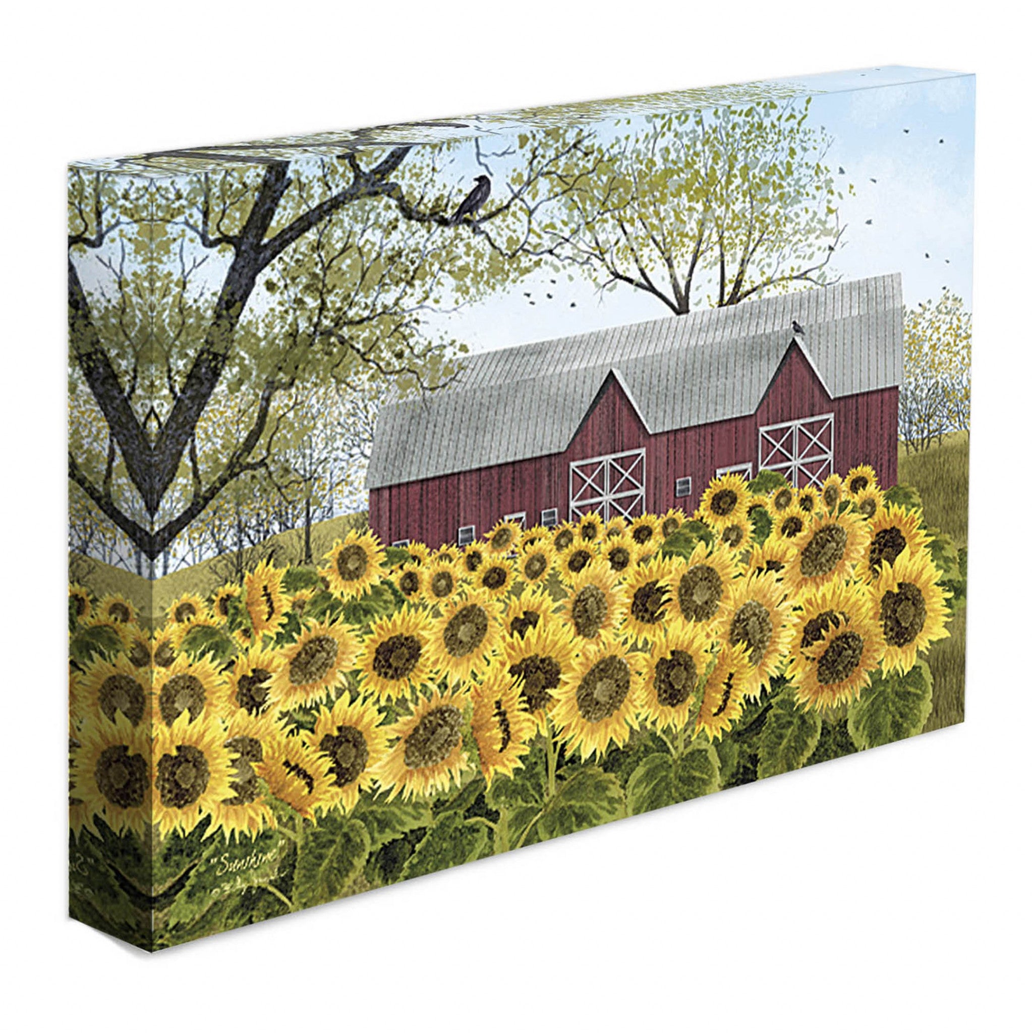 Sunshine 3 Wrapped Canvas Print Wall Art