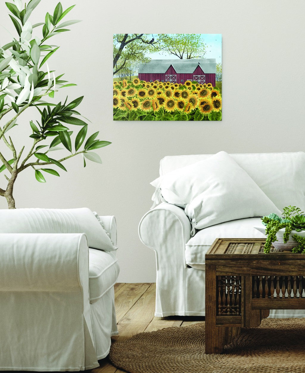 Sunshine 3 Wrapped Canvas Print Wall Art