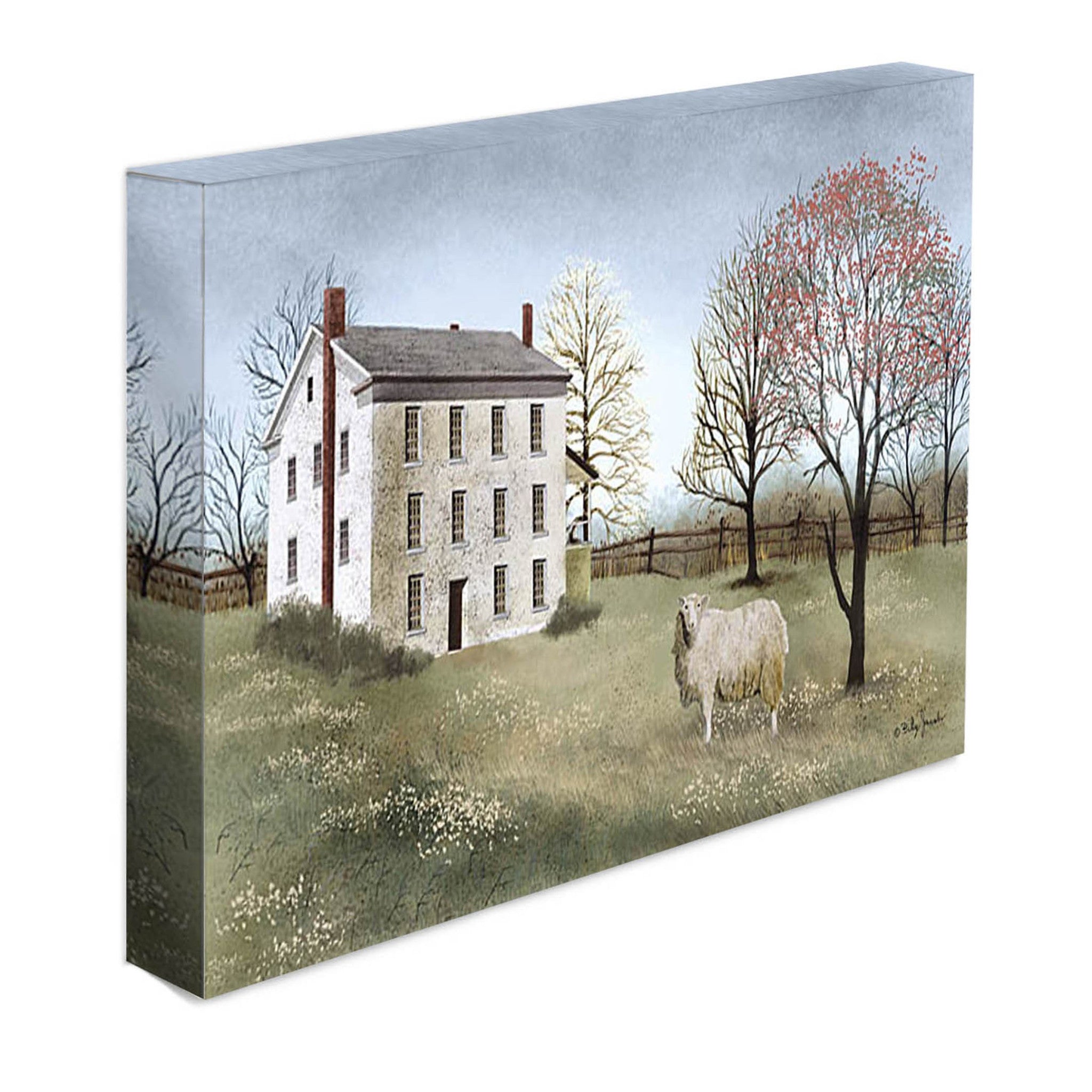 Spring At White House Farm Wrapped Canvas Print Wall Art