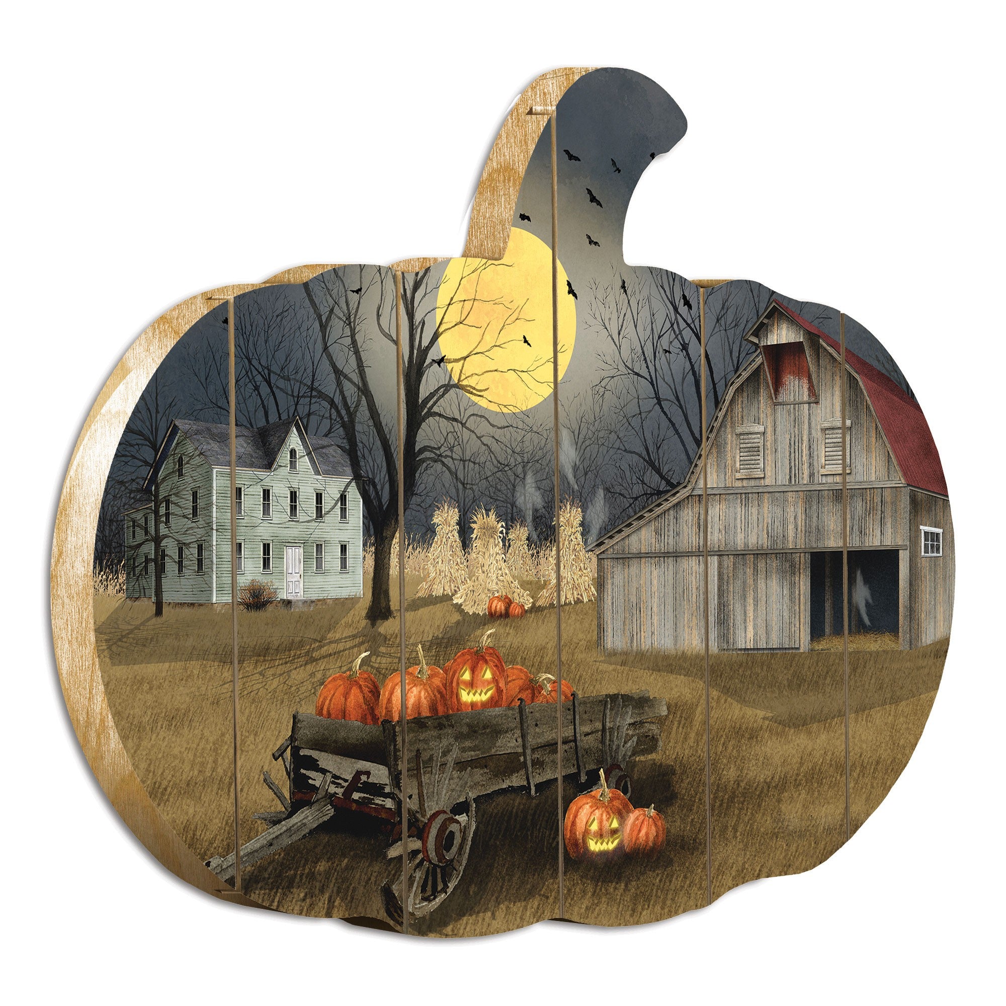 Spooky Harvest Moon 2 Unframed Print Wall Art