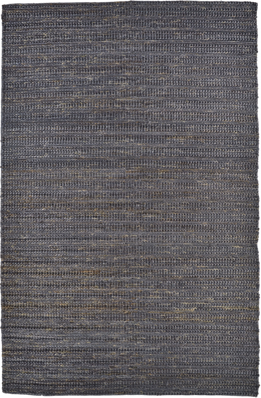 8' X 11' Brown Blue And Taupe Hand Woven Area Rug