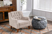Modern Sofa Chair with Non-Slip Footstool 2-in-1 Seat