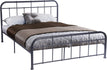 54" Contemporary Full Size Metal Platform Bed Frame, Black