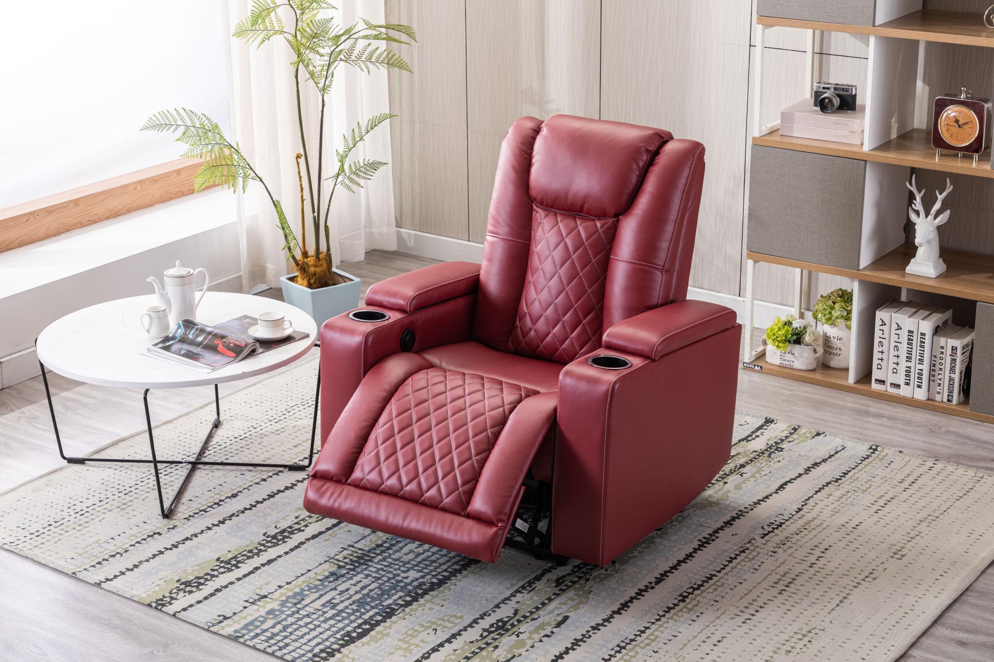 PU Leather Electric Power Recliner Chair