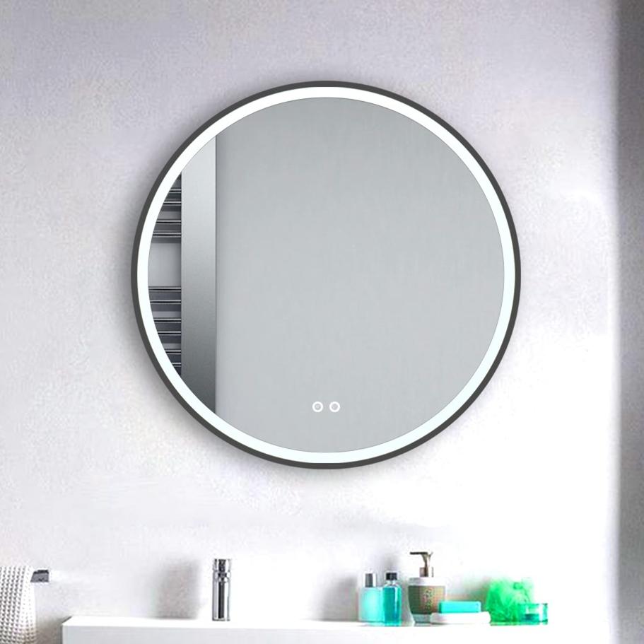 Beveled Frameless Lighted Bathroom / Vanity Mirror